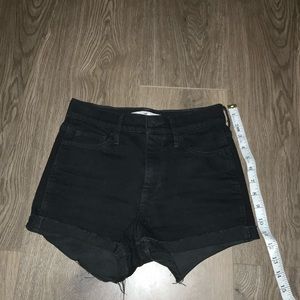 Hollister Black Denim Shorts
